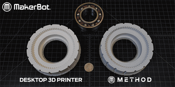 Method Benchmark Print Series Gear Shaft Comparison
