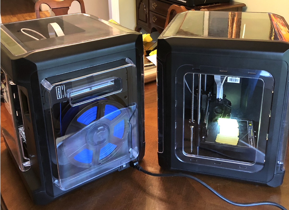 Setting up the two SKETCH 3D printers at home