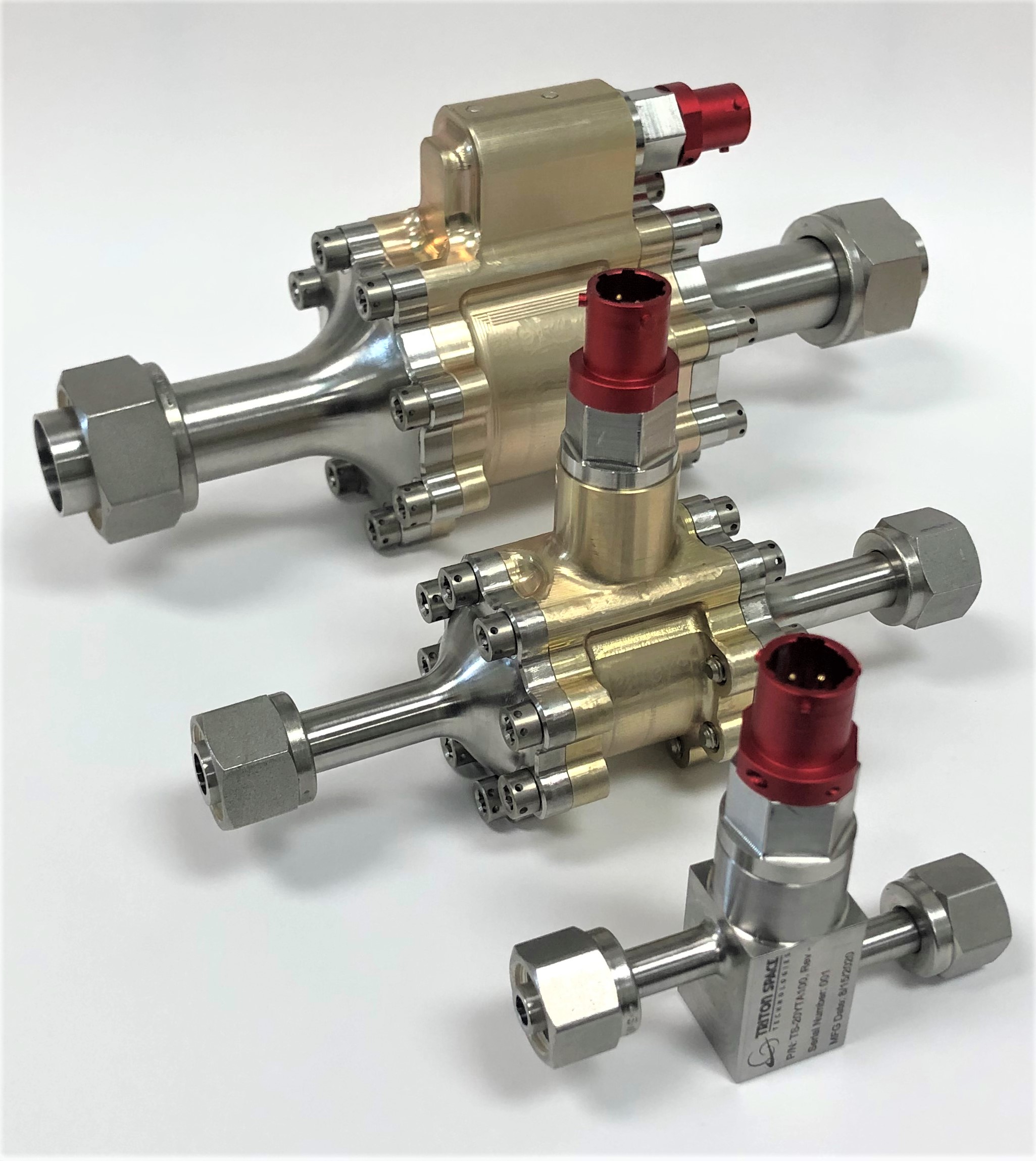 Finished valves are machined in aerospace-grade metals