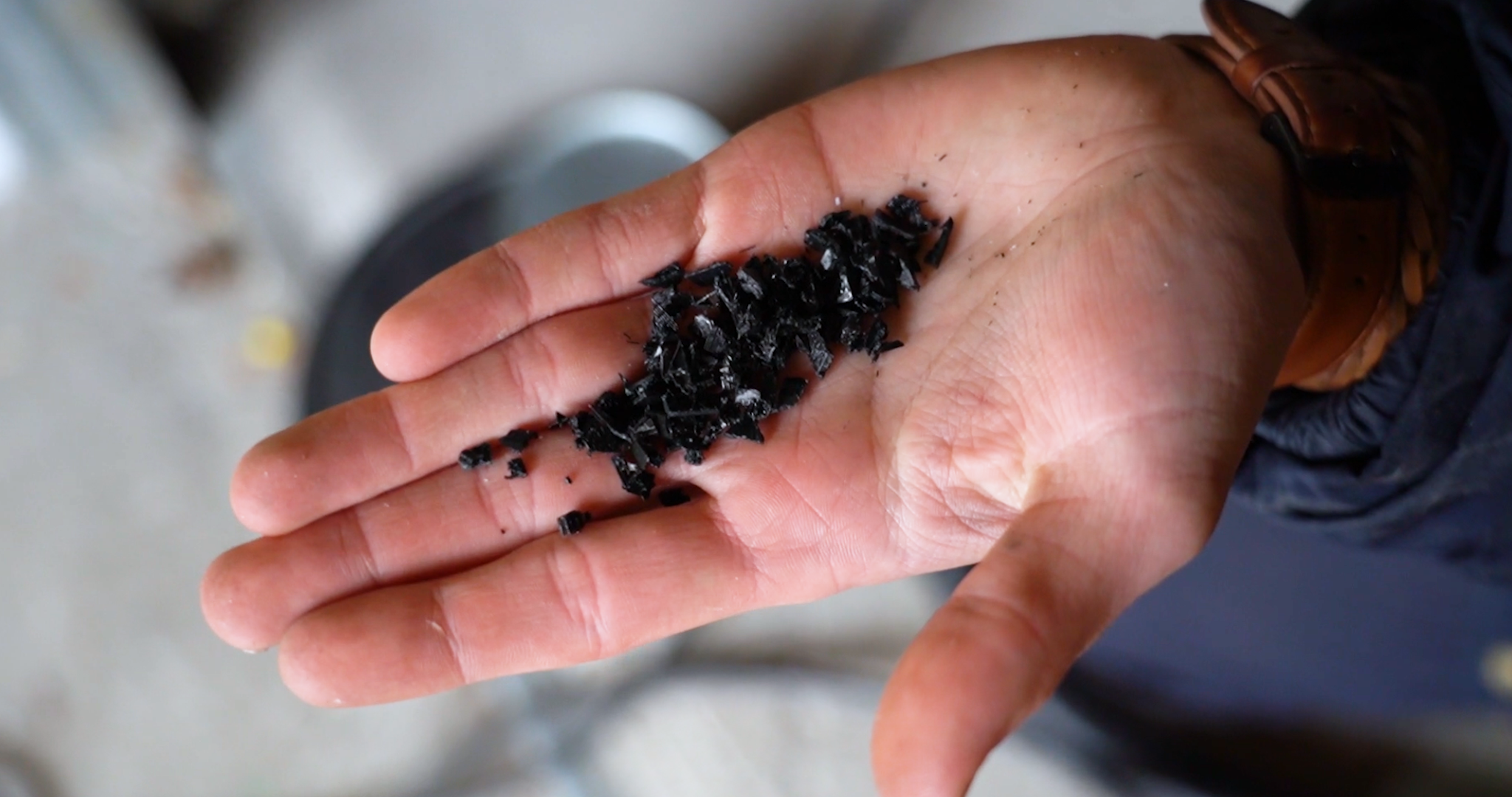 The team at WIESEMANN develops their own recycled filament from waste streams in-house.